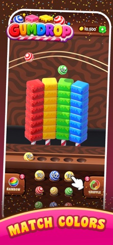 Gum Drop: Color Sorting Puzzle iPhone screenshot