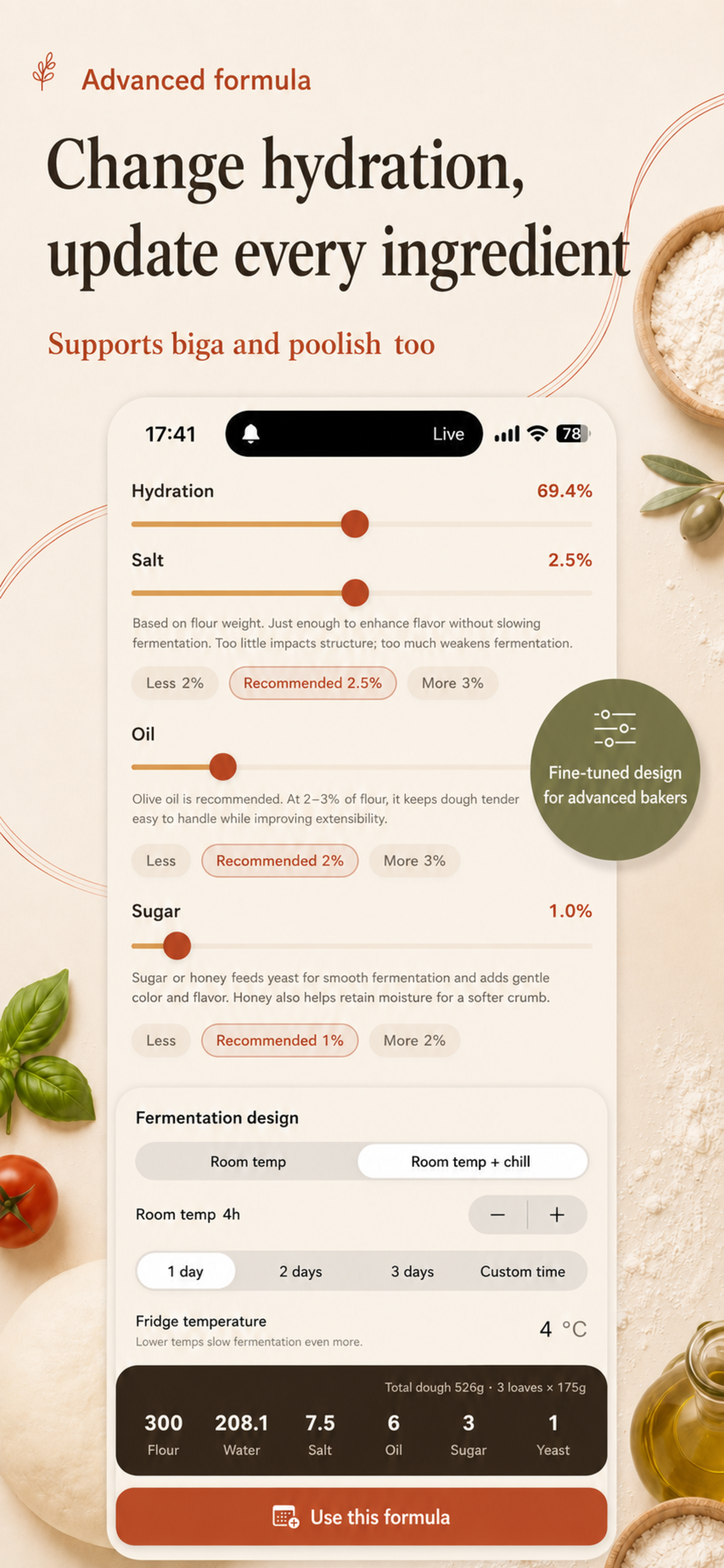 Pizza Note: Dough Calculator screenshot 5