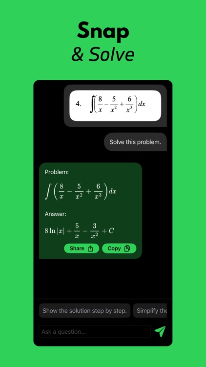 AI Math Problem Solver: Photo