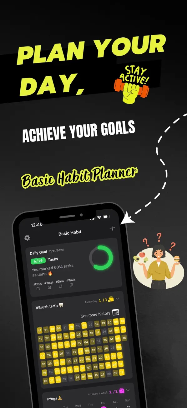 Screenshot #1 pour Basic Habit Tracker - Planner