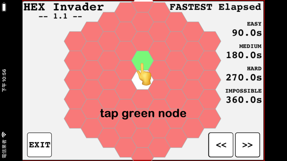 #6. Hexagon Invader (iOS) 由: CHIEN-HUNG CHEN