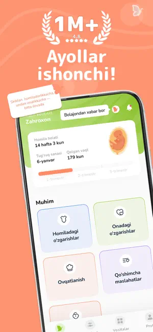 Lalu - Homiladorlik maktabi screenshot 1