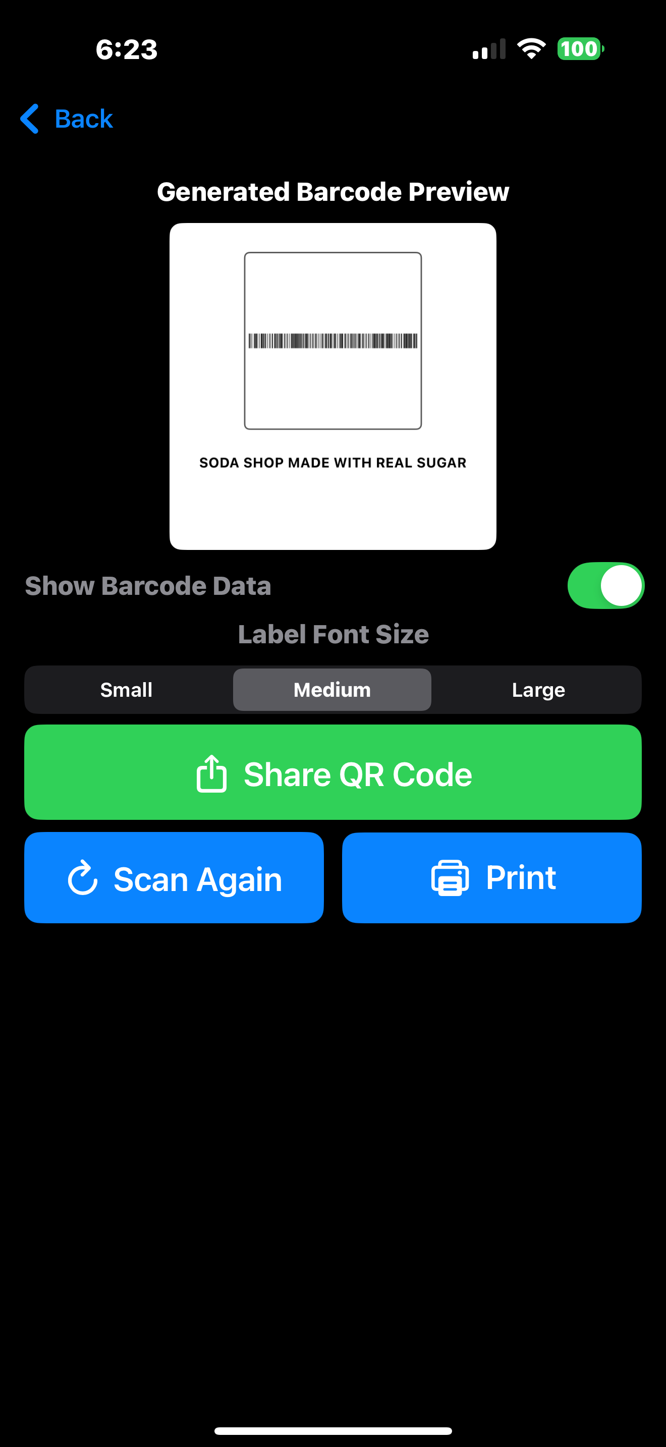QR2Barcode Converter screenshot 5
