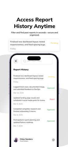Senses Report screenshot