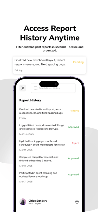 Senses Report Screenshot 5 of 6