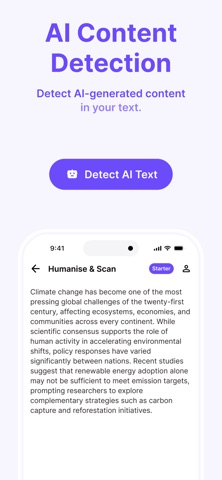 Walter: AI Detector Humaniser iPhone screenshot 3