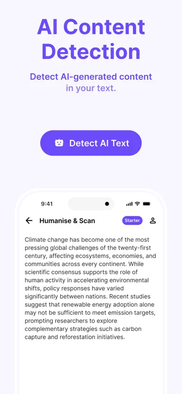 Walter: AI Detector Humaniser screenshot 3 of 3