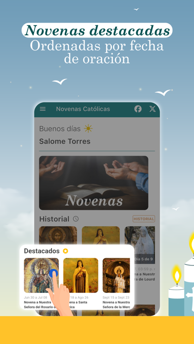 Novenas Católicas Screenshot
