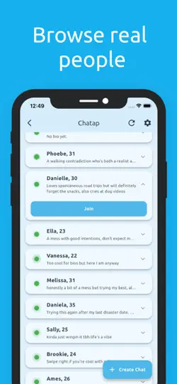 Скриншот Chatap | Знакомства и Чат на iPhone 2