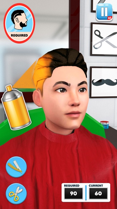 Barber Shop Hair Cutting Games Screenshot