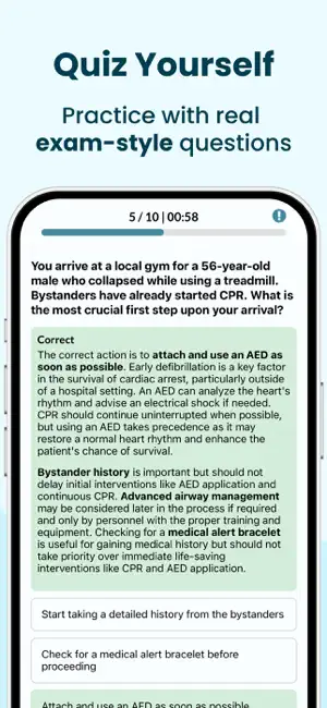 EMT Exam Practice 2026 Prepia screenshot 2