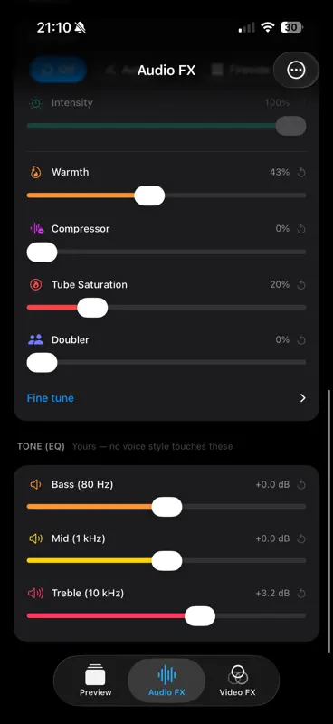 Videcho: Mejorar Audio y Vídeo screenshot 6 of 7
