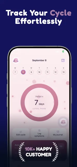 Luna: AI Cycle Tracker screenshot 1