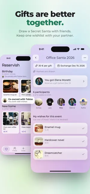Reservish: Wishlist & Gifts screenshot 2