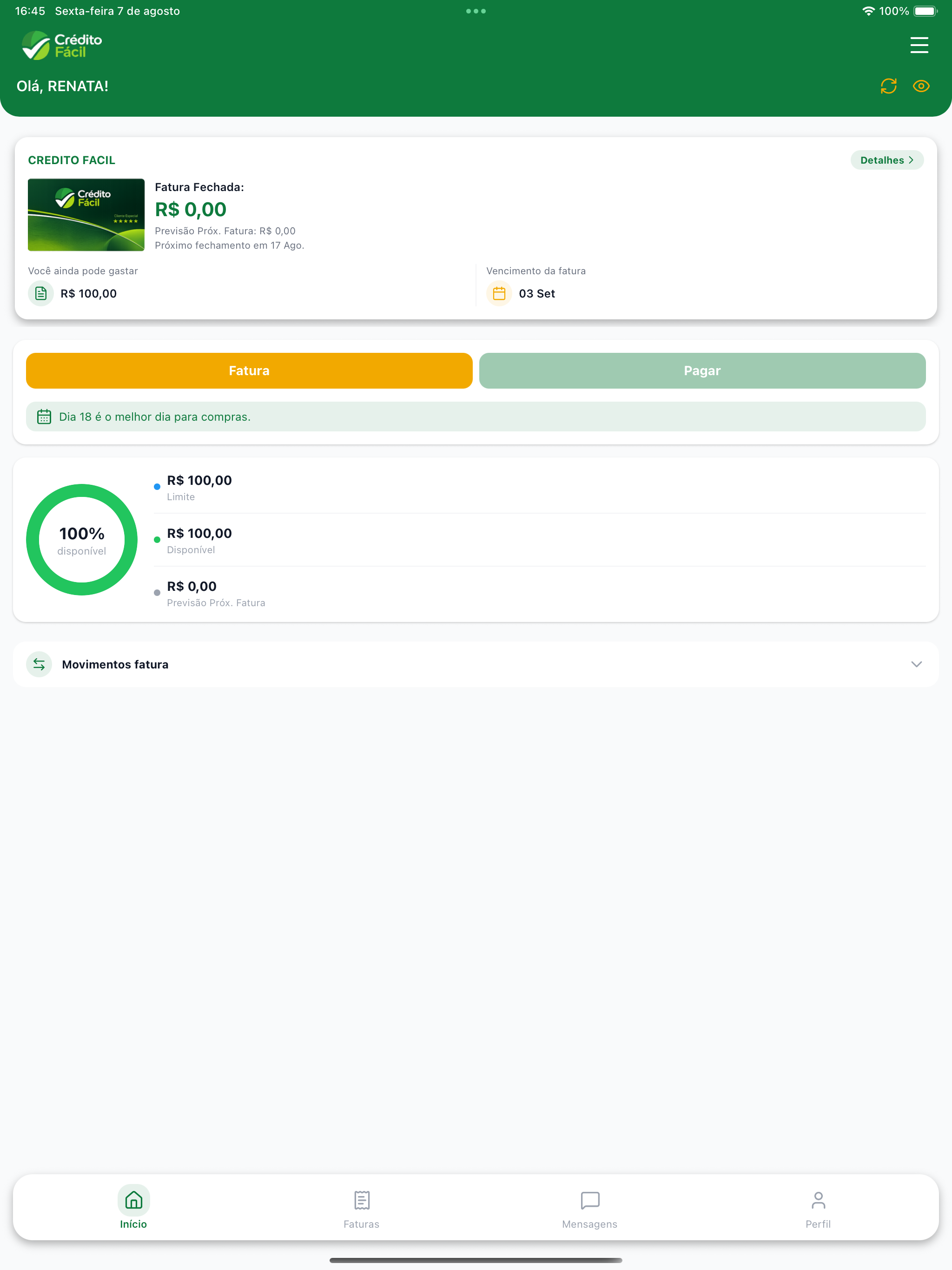 Cartao Credito Facil screenshot 4