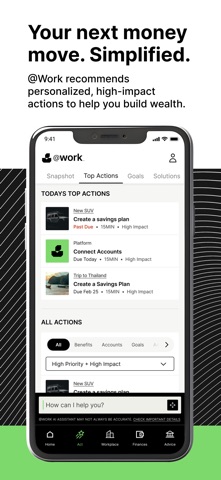 @Work:Your AI Wealth Assistant iPhone screenshot