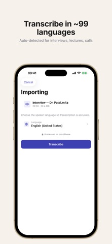 Saylen: Transcribe Audio Screenshot 5 of 8