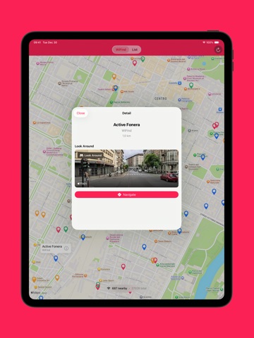 WiFind iPad screenshot