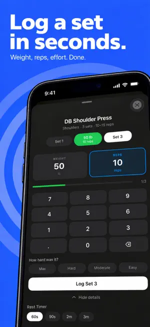 Coach: Workout Log & Tracker screenshot 1