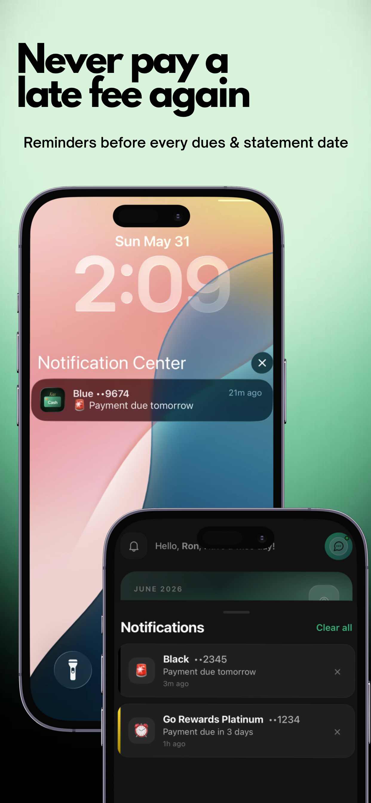 KasCash: Credit Card Tracker screenshot 2