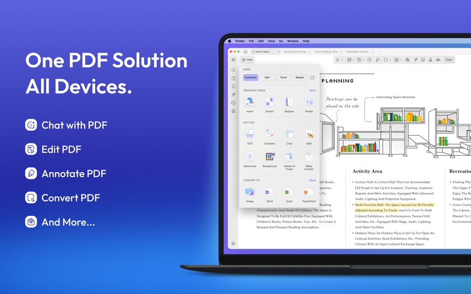 #2. UPDF 2 - AI-Powered PDF Editor (macOS) โดย: Superace Software Technology Co., Ltd.