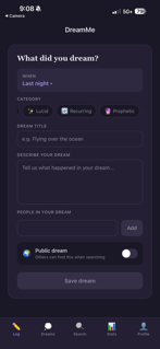 DreamMe screenshot 2