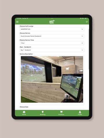 Bogey Room iPad screenshot