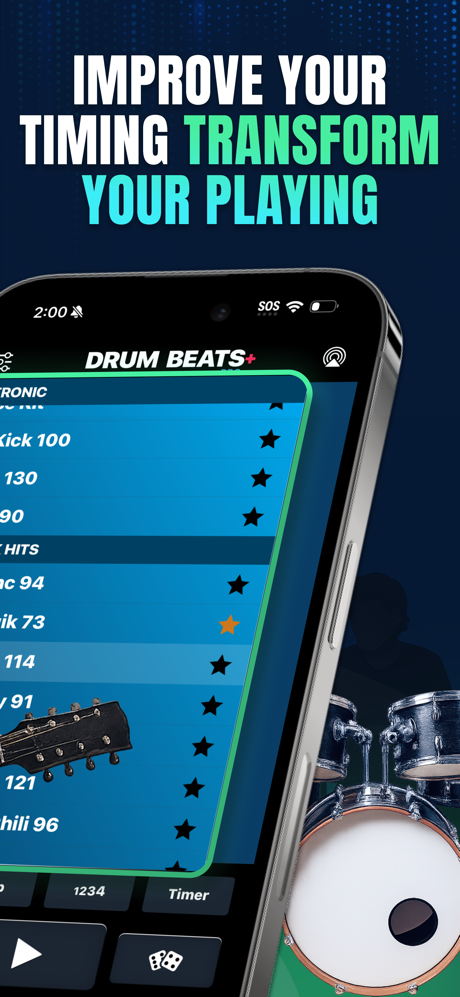 Drum Beats+ Rhythm Machine screenshot 2
