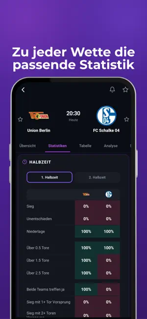 Sportwetten Stats: Wett-Tipps screenshot 4