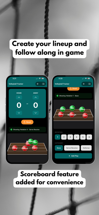 Volleyball Rotations Tracker Screenshot 1 of 5