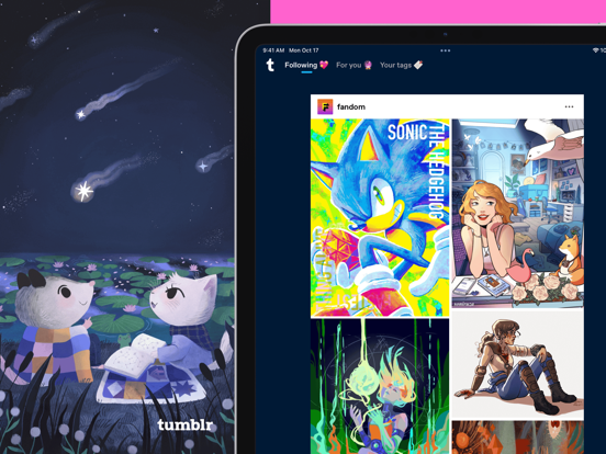 Tumblr – Cultuur, kunst, chaos iPad app afbeelding 1