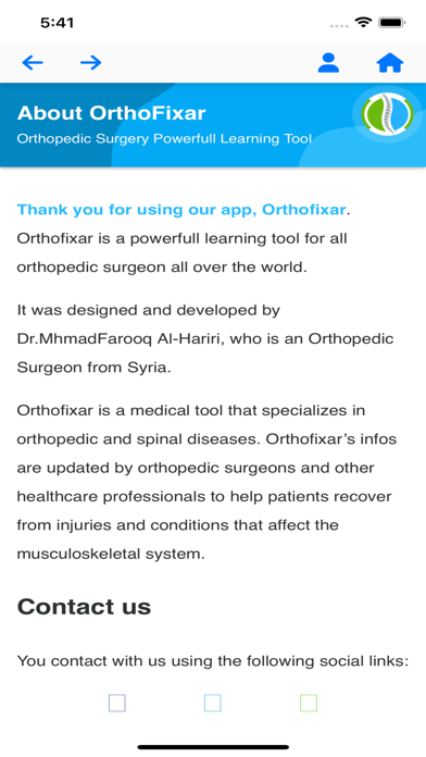 Orthofixar Orthopedic Surgery Screenshot