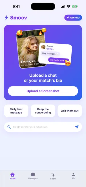 Smoov: AI Dating Wingman screenshot 1