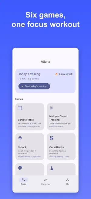Attuna: Focus Training screenshot 2