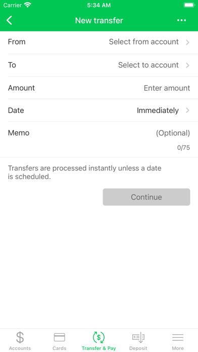 Red Wing CU Mobile Banking iPhone screenshot 5 - Finance app