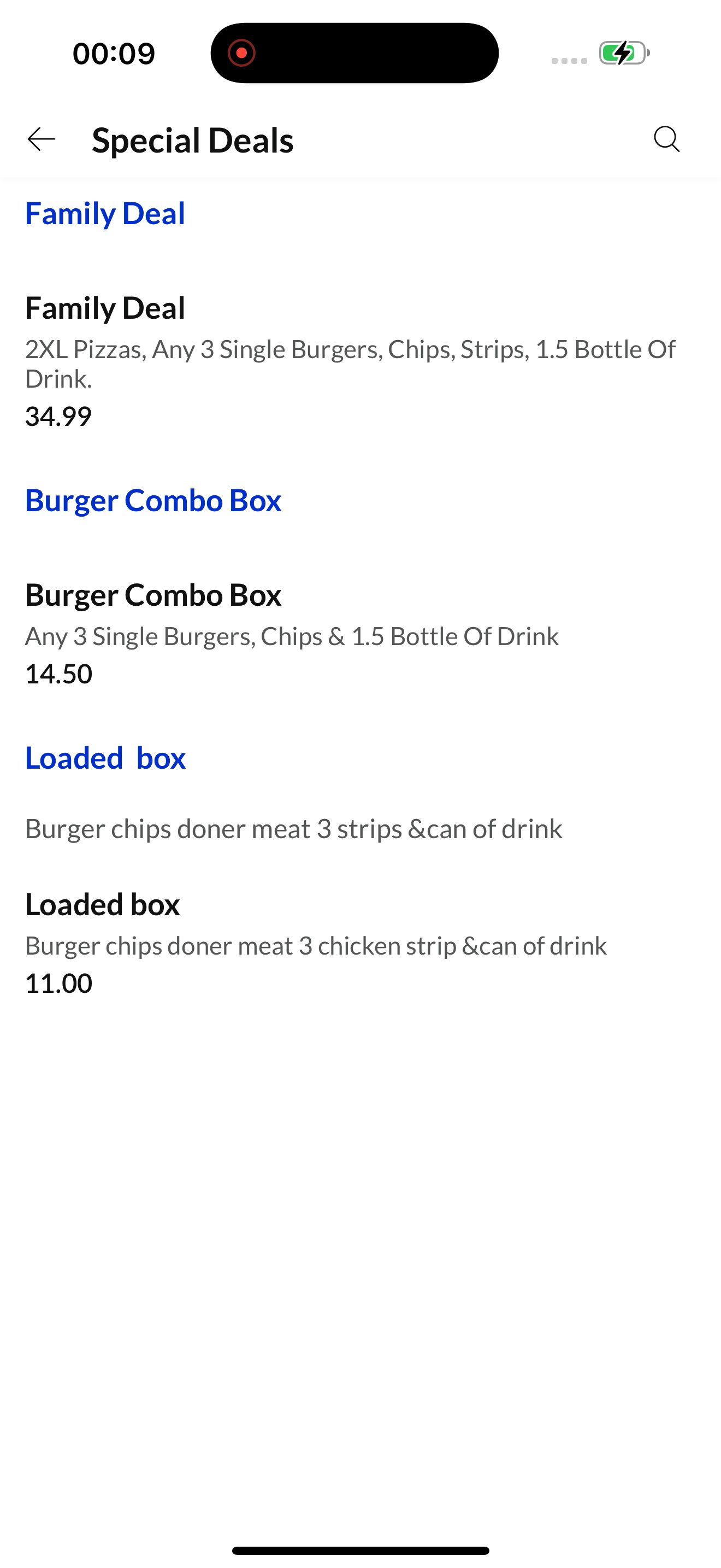 Dittas Fast Food Birmingham screenshot 3
