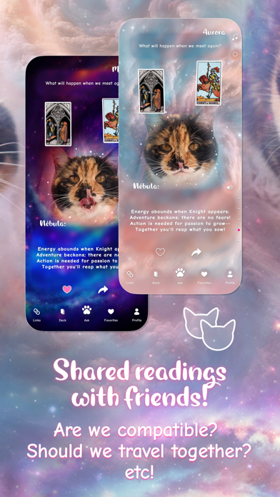Nébula Tarot Cat Screenshot