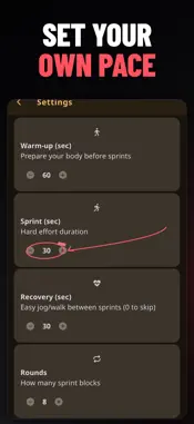 Running Interval Timer HIIT screenshot 2