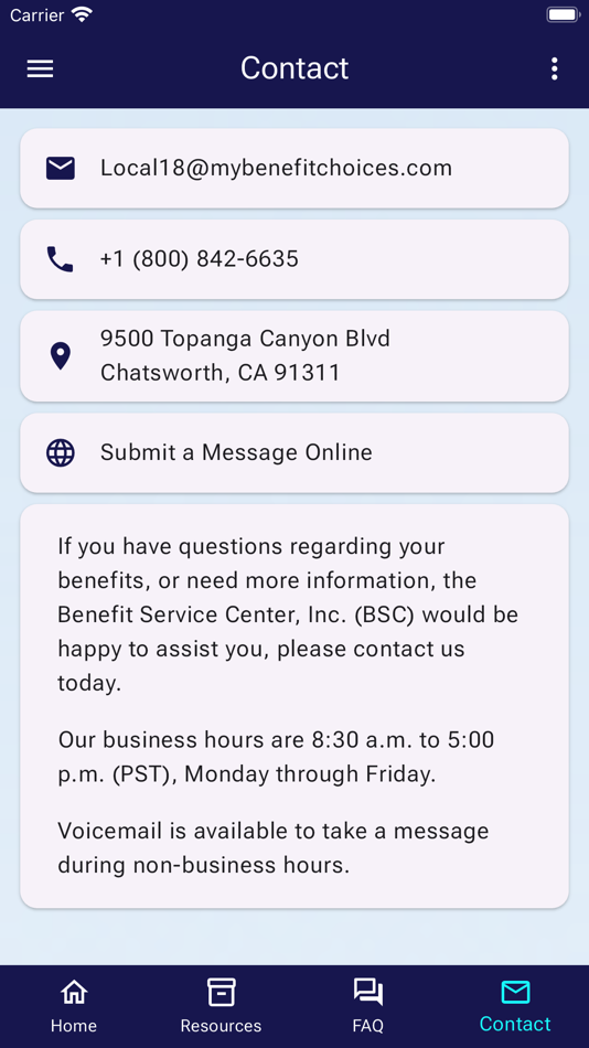 #4. BSC for Local 18 (iOS) Podle: Benefit Service Center, Inc.