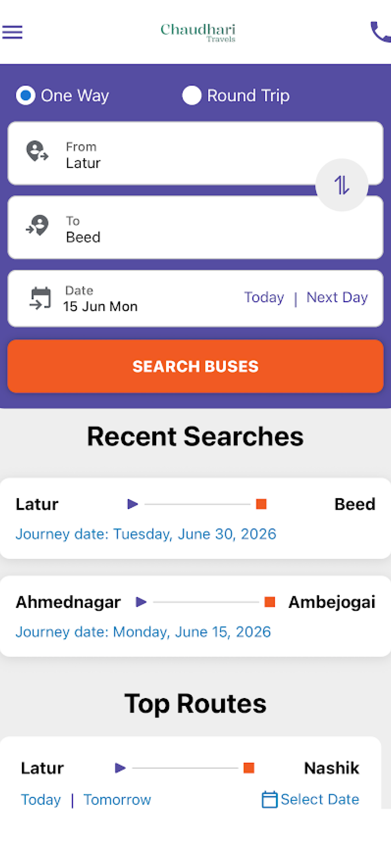 Chaudhari Travels screenshot 3