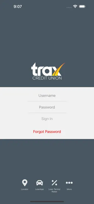 Trax Credit Union screenshot 1