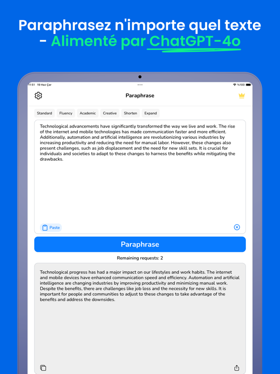 Screenshot #4 pour Paraphrase Reformuler Tool