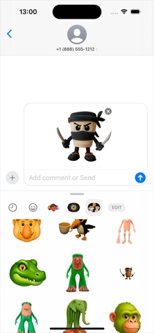 Selly Brainrot Stickers screenshot