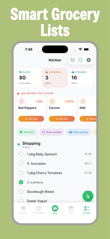 RecipeScan - AI Meal Planner screenshot
