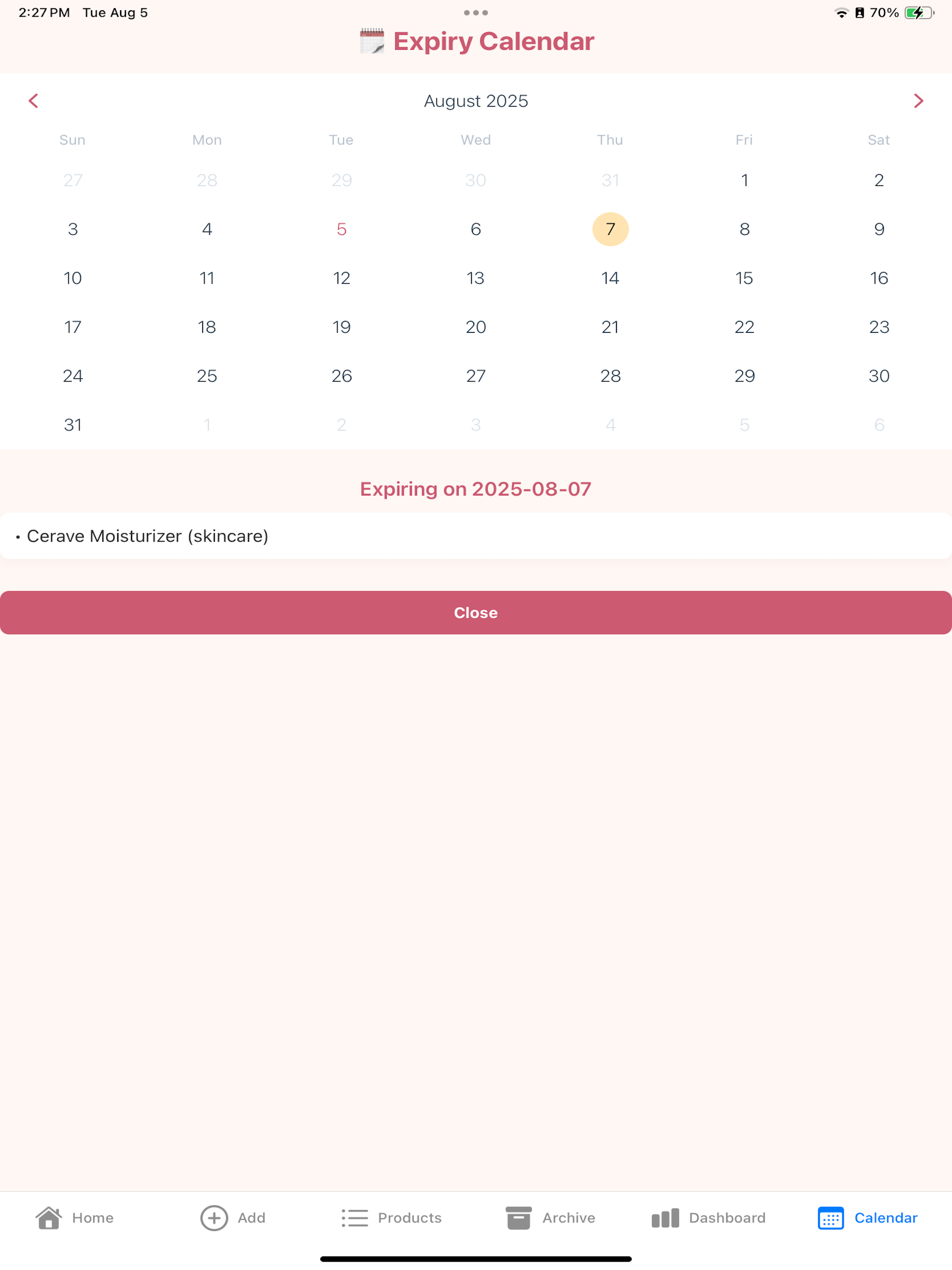 Best By-Beauty Expiry Tracker screenshot 12