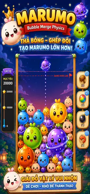 Marumo: Thả Bóng Hợp Nhất screenshot 2