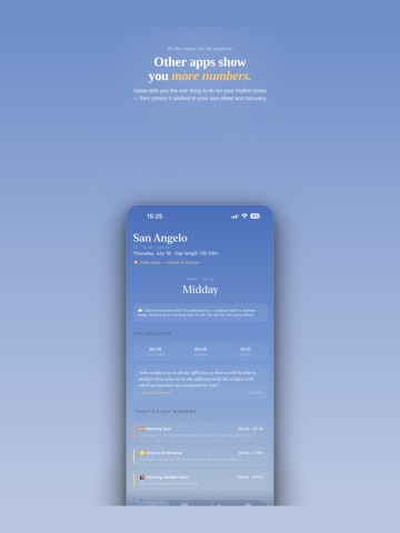Opsin: Circadian Sun & Sleep iPad screenshot