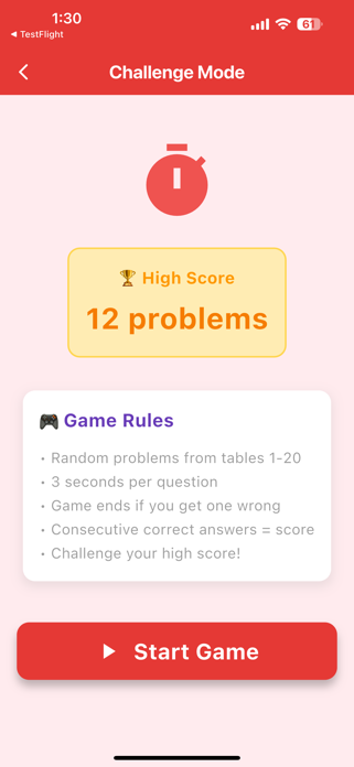 19x19 multiplication table Screenshot 3 of 4