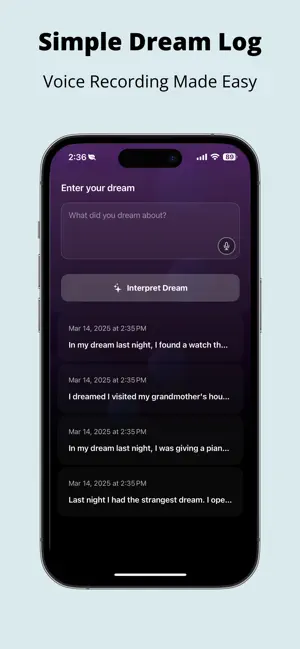AI Dream Interpreter: Dreams screenshot 1