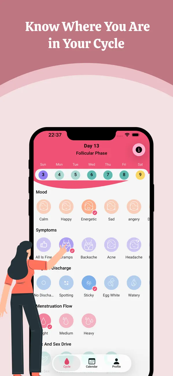Screenshot #1 pour MyPeriod Info